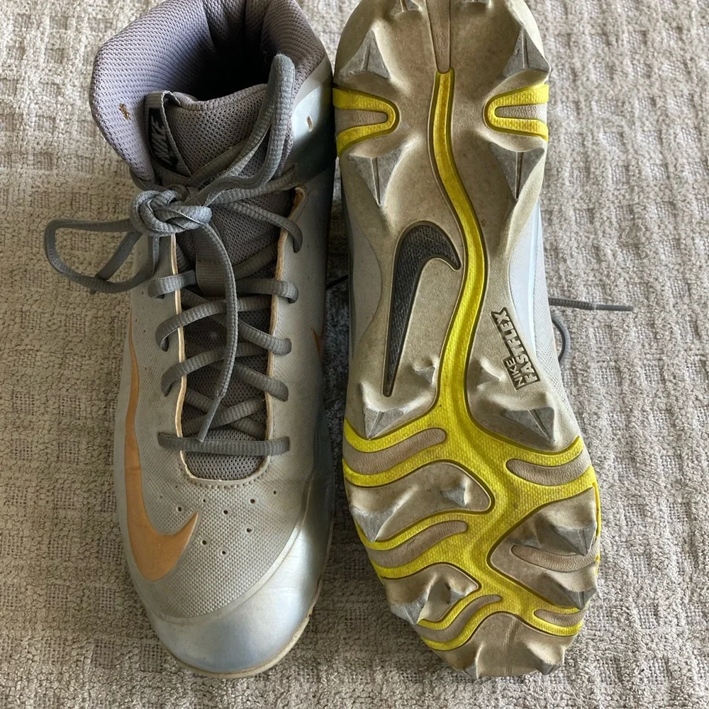 Men’s Nike Hurache Fast Flex Baseball Cleats Size 10 EUC - Picture 6 of 9